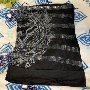 Strapless fox racing tank